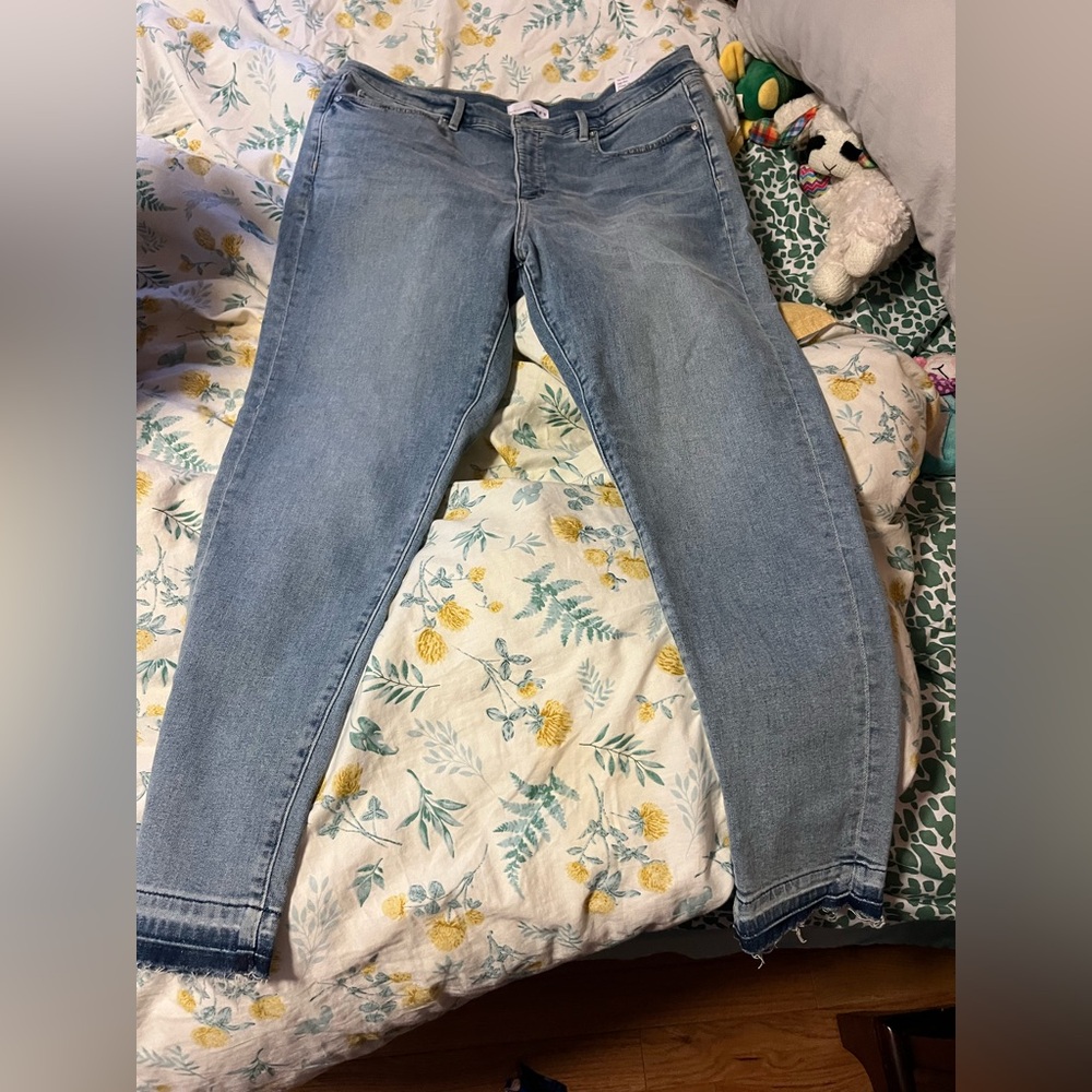 Loft The Skinny High Rise Jeans